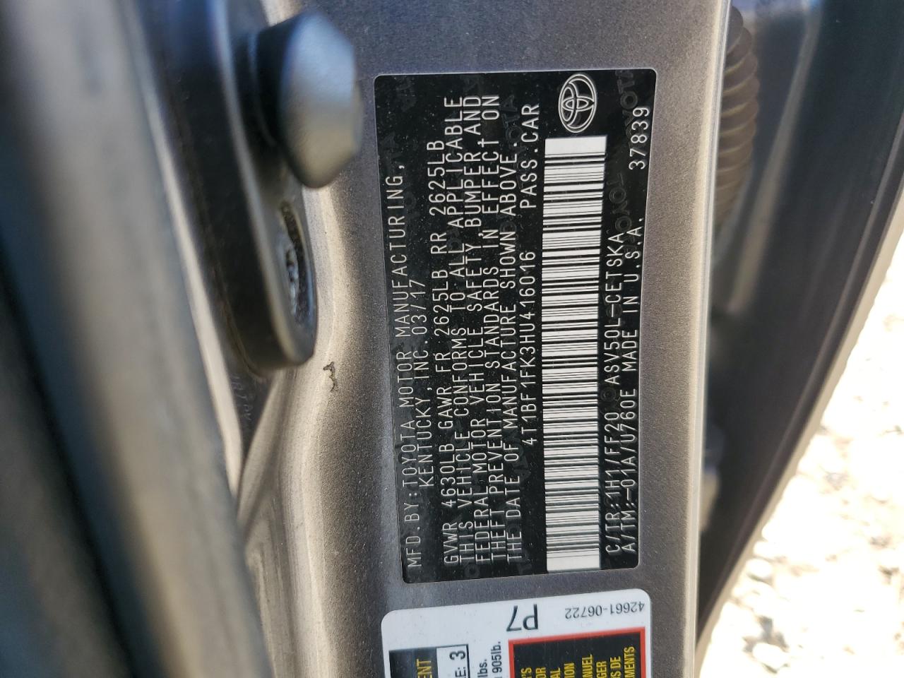 Toyota Camry Le