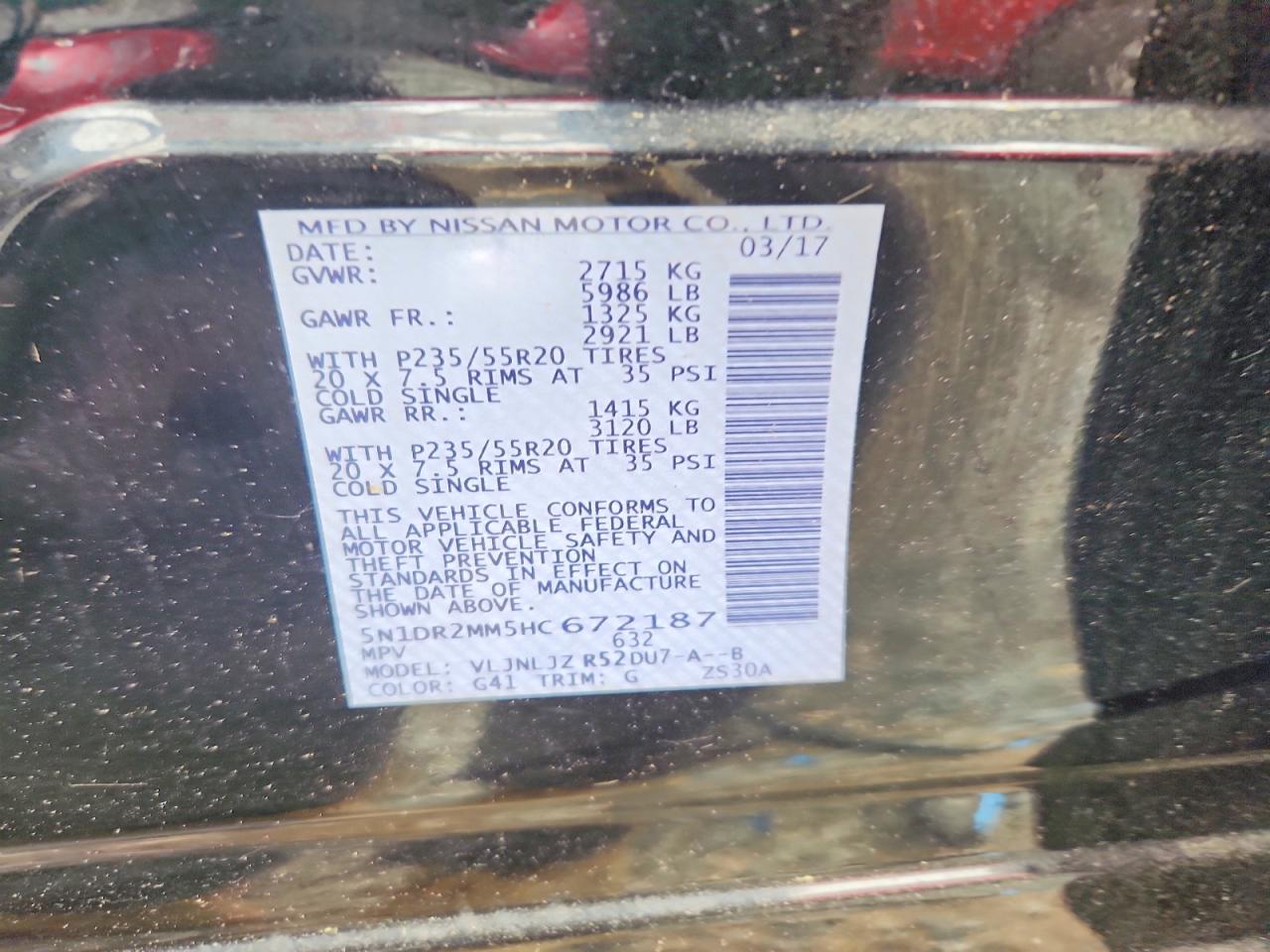 Nissan Pathfinder Platinum