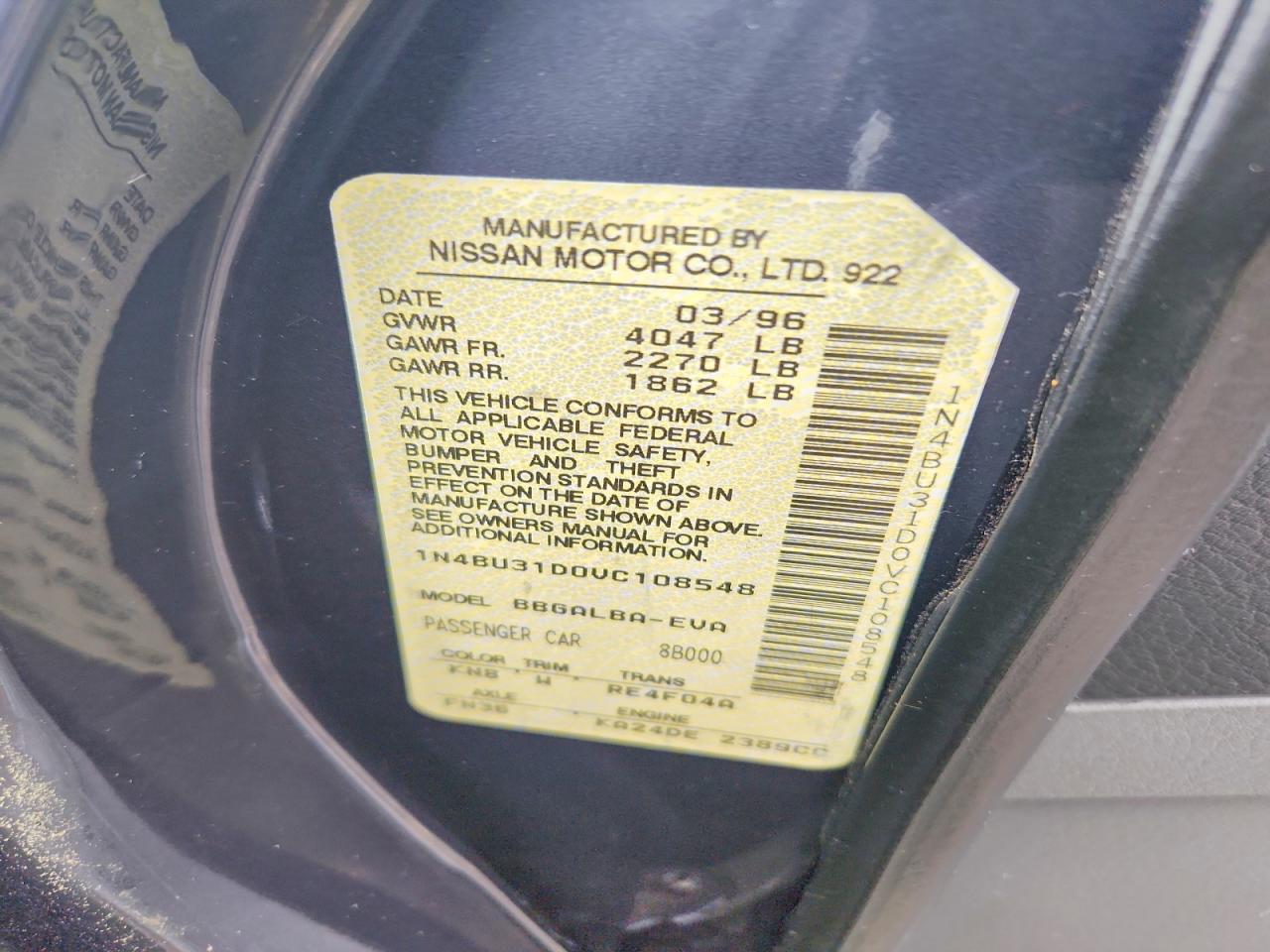 Nissan Altima Xe