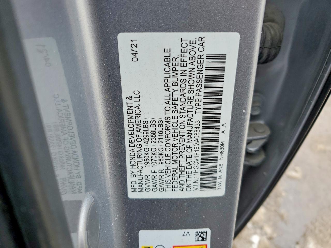 Honda Accord Lx