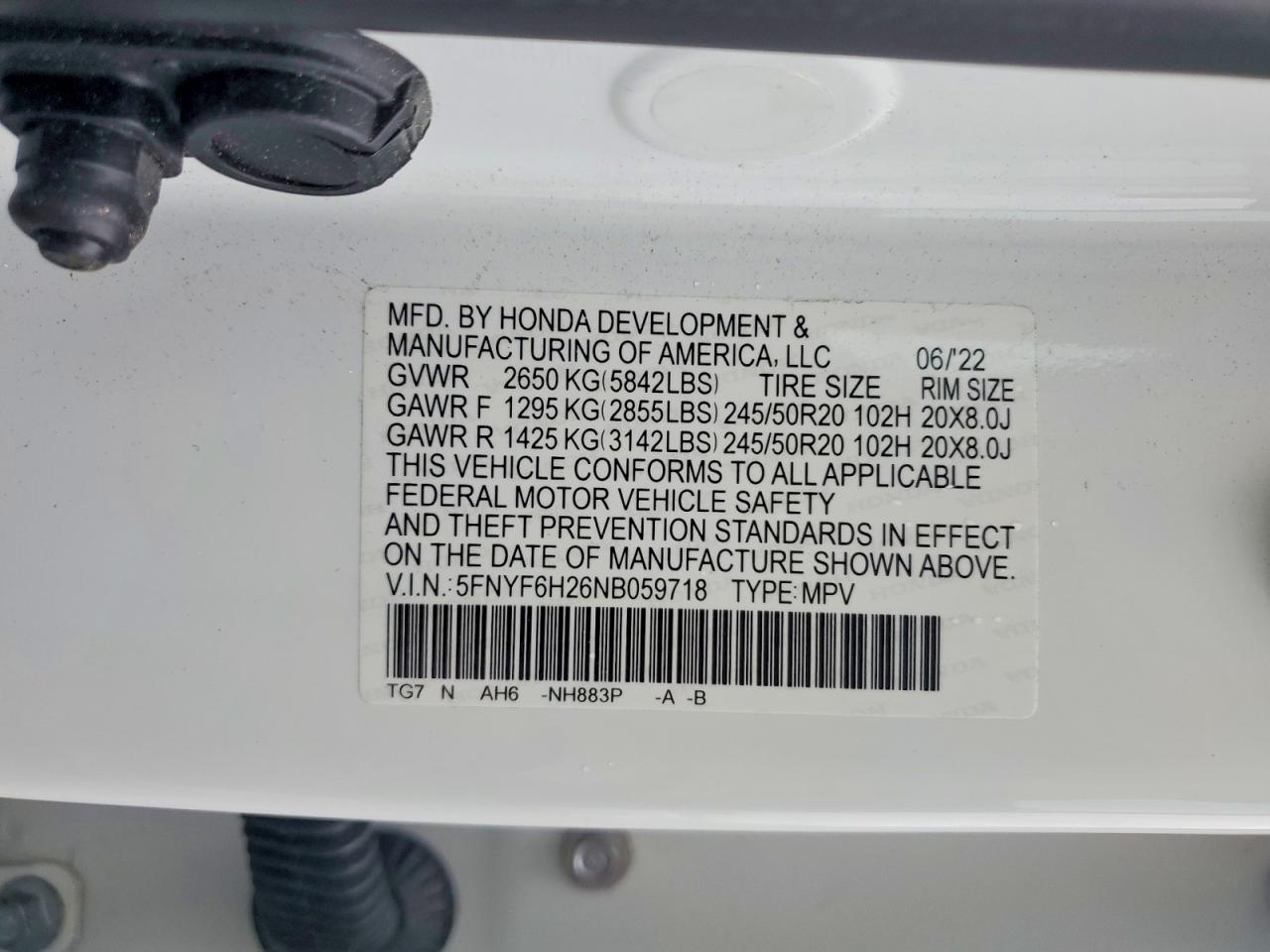 Honda Pilot Se