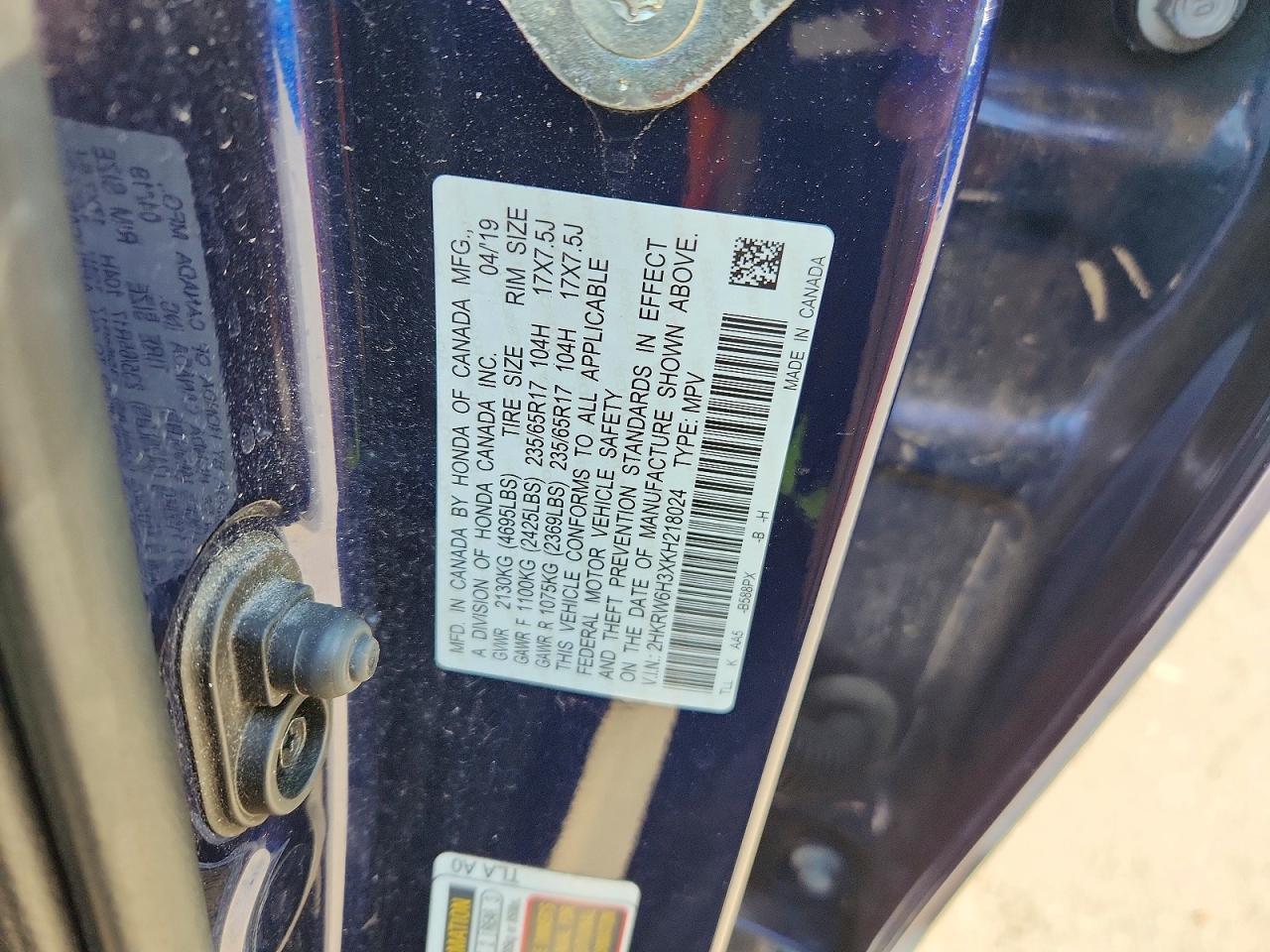 Honda Crv Lx