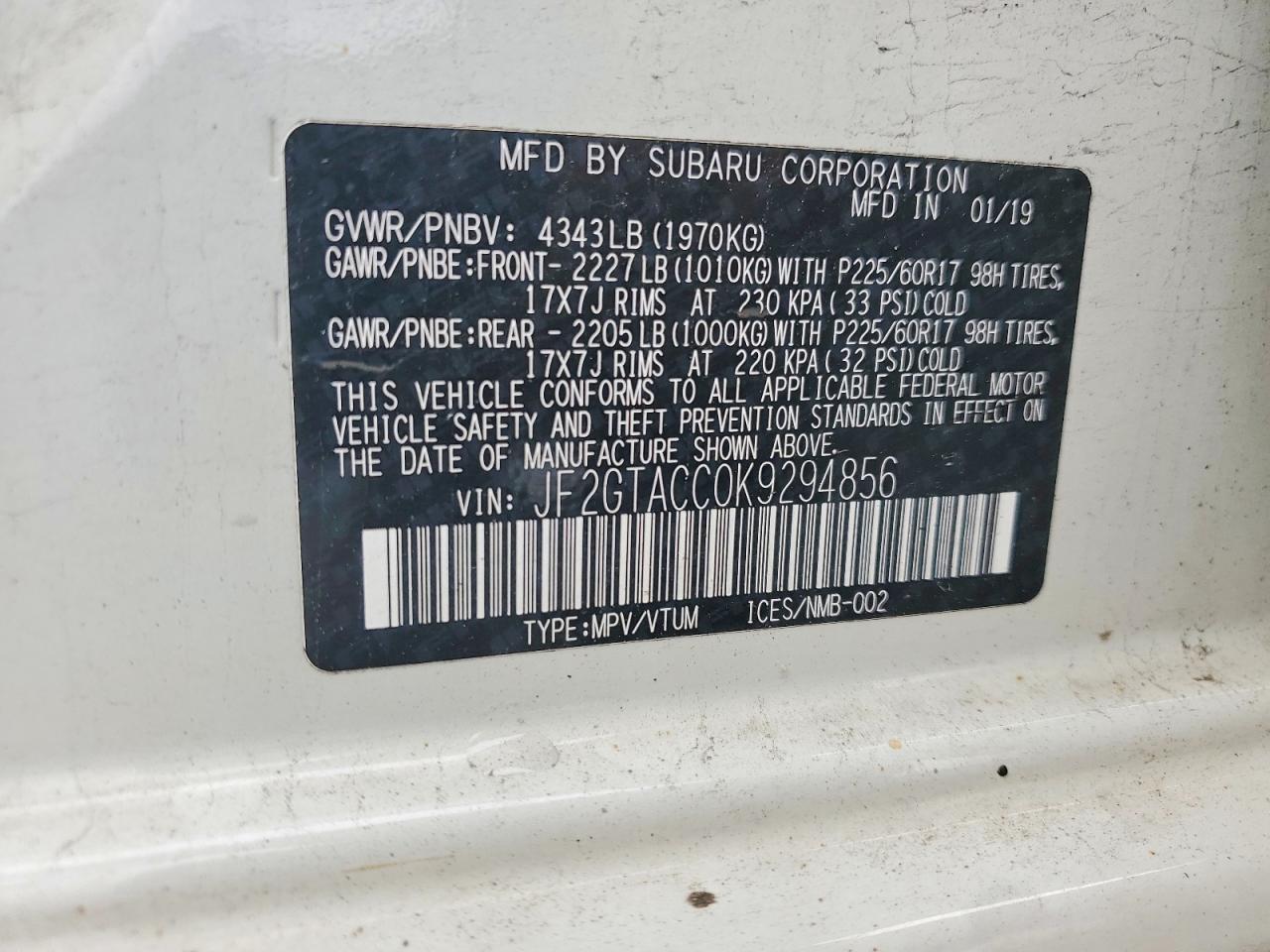 Subaru Crosstrek Premium