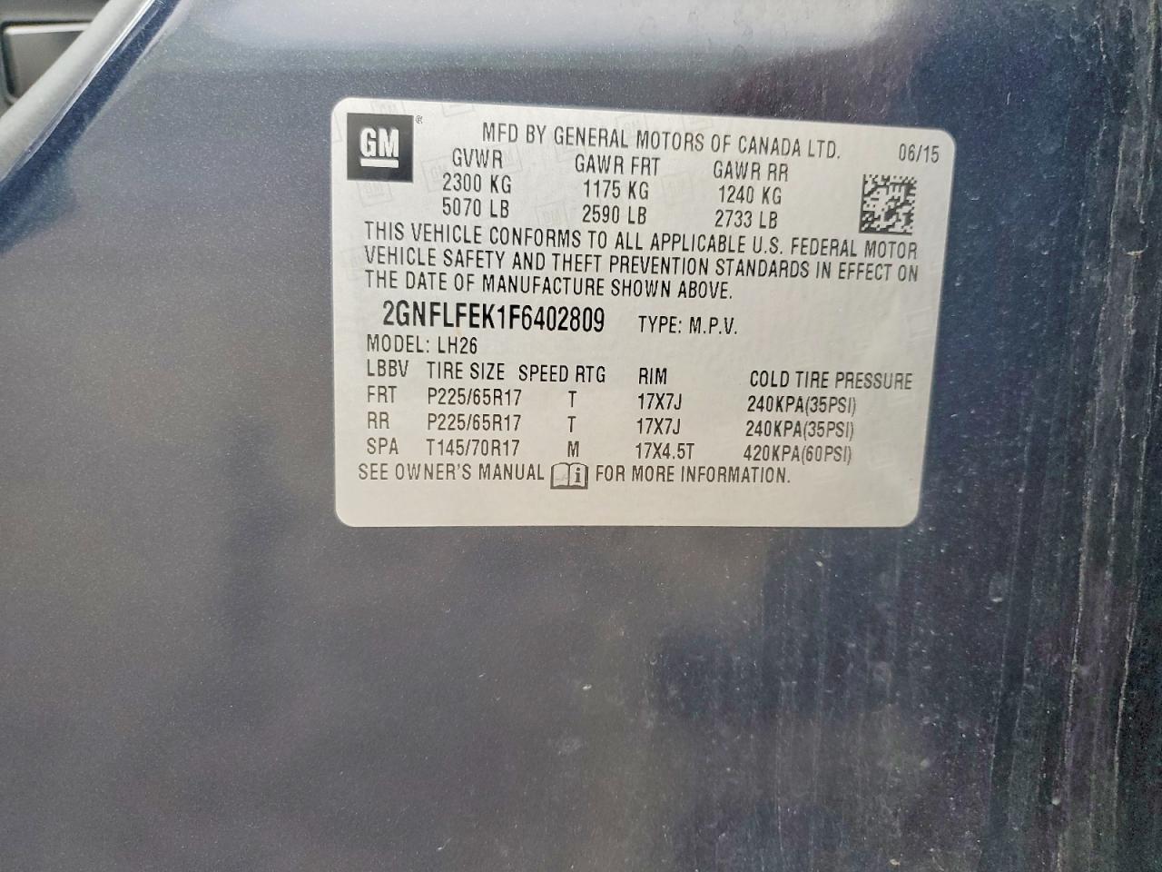Chevrolet Equinox Lt