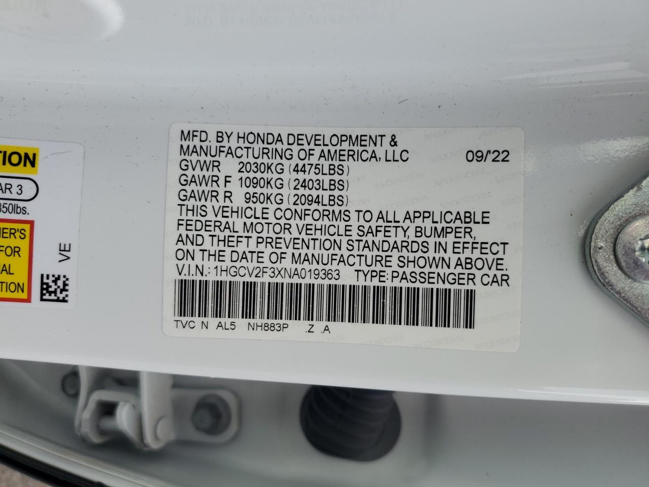 Honda Accord Sport