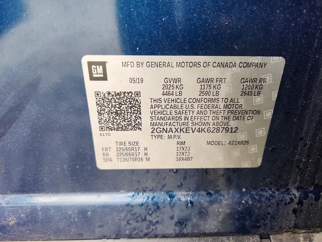 Chevrolet Equinox Lt