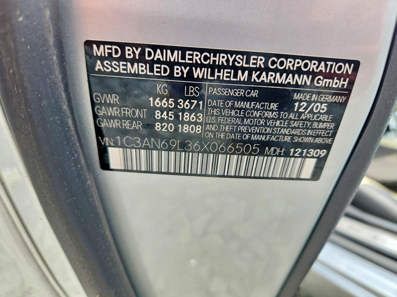 Chrysler Crossfire Limited