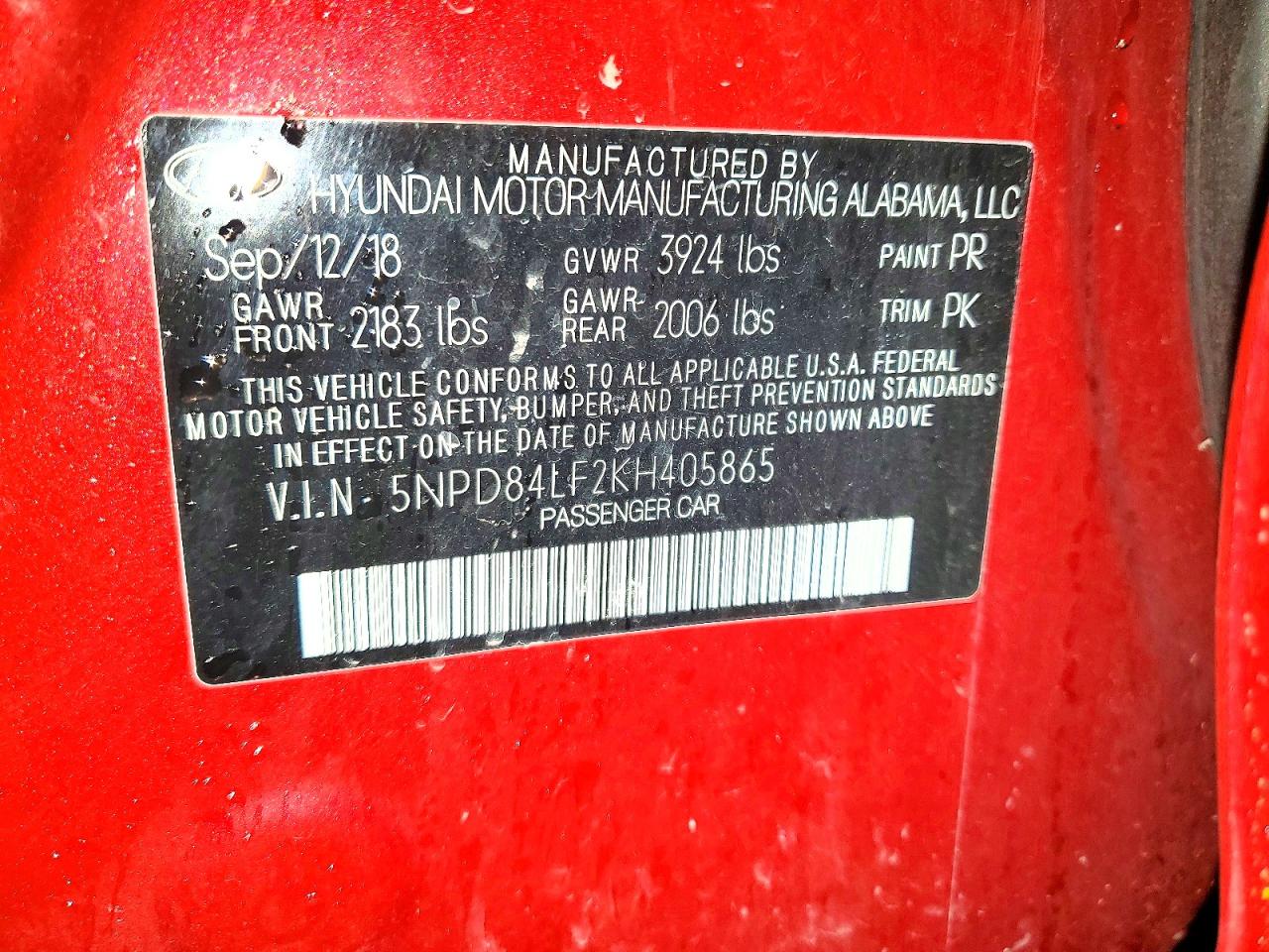 Hyundai ELANTRA Sel