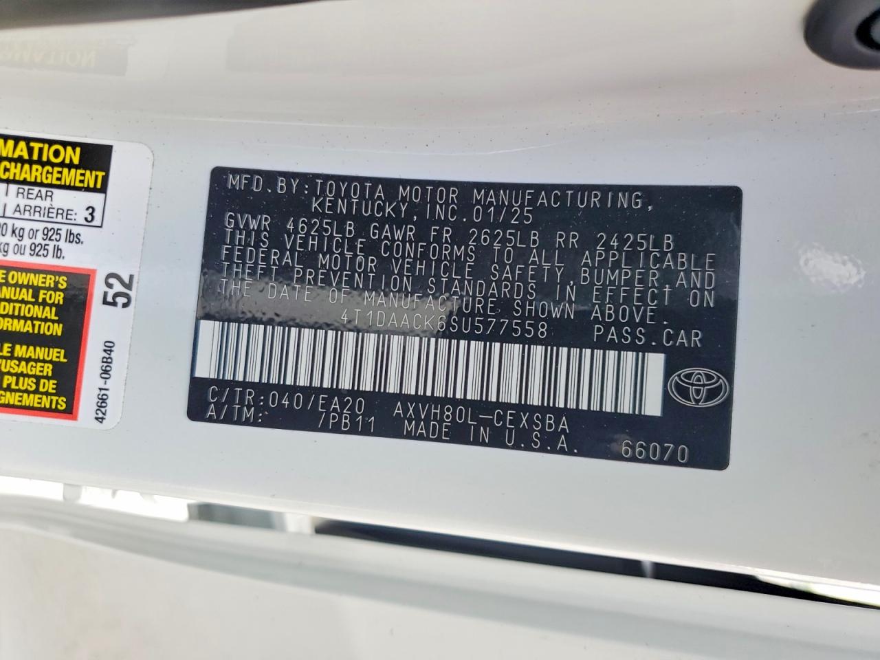 Toyota Camry Se