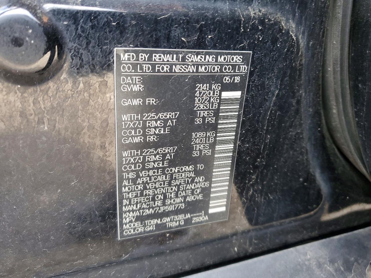 Nissan Rogue Sv