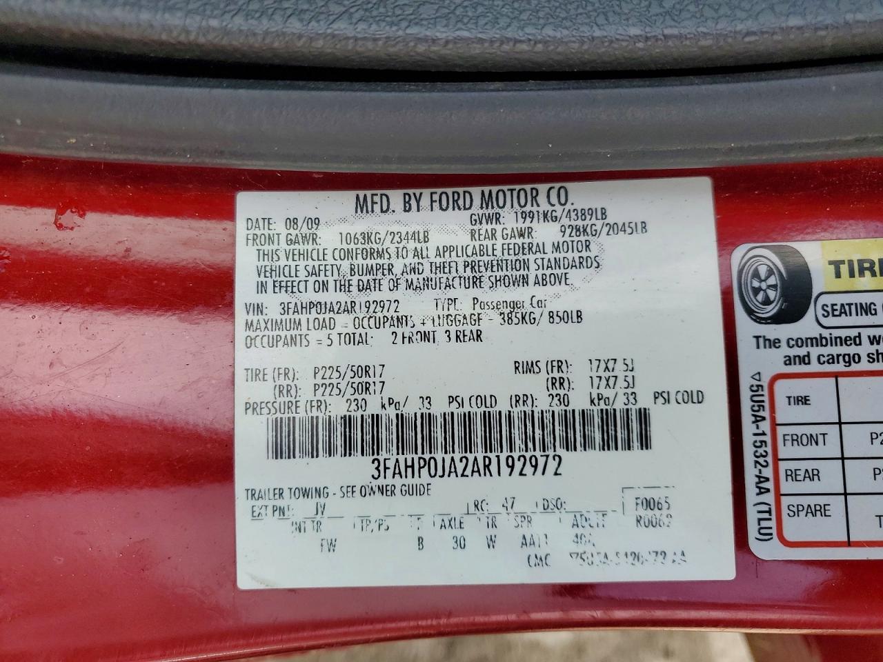 Ford Fusion Sel