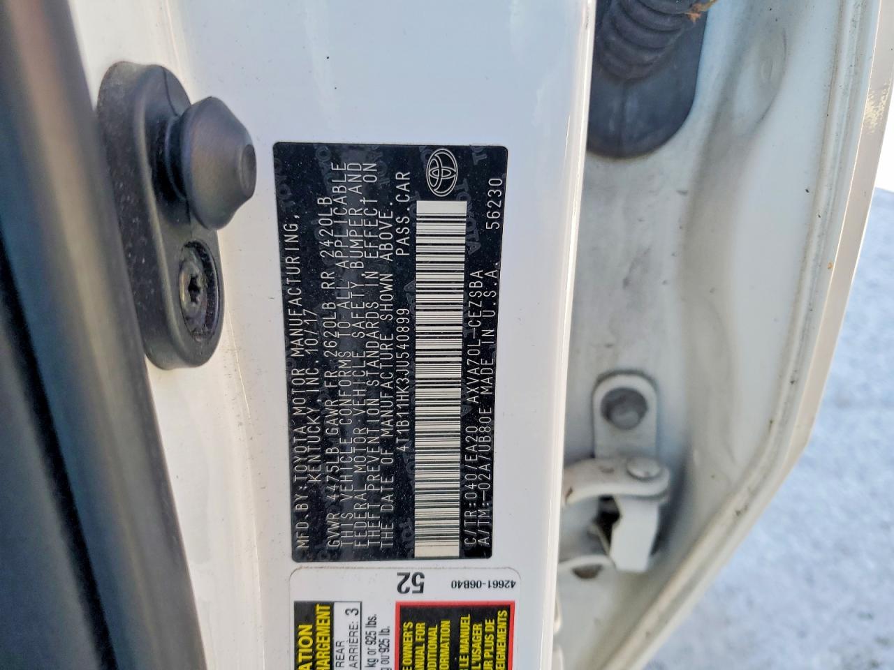 Toyota Camry Se