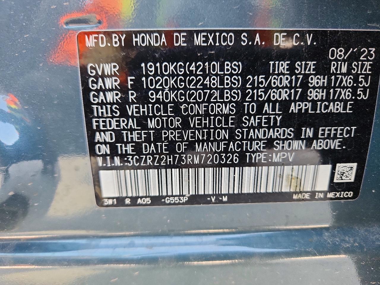 Honda HR-V Exl