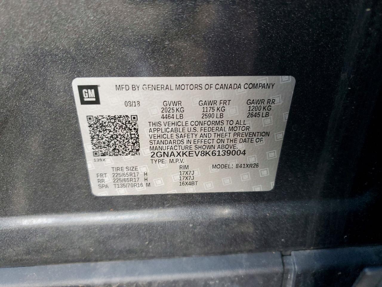 Chevrolet Equinox Lt