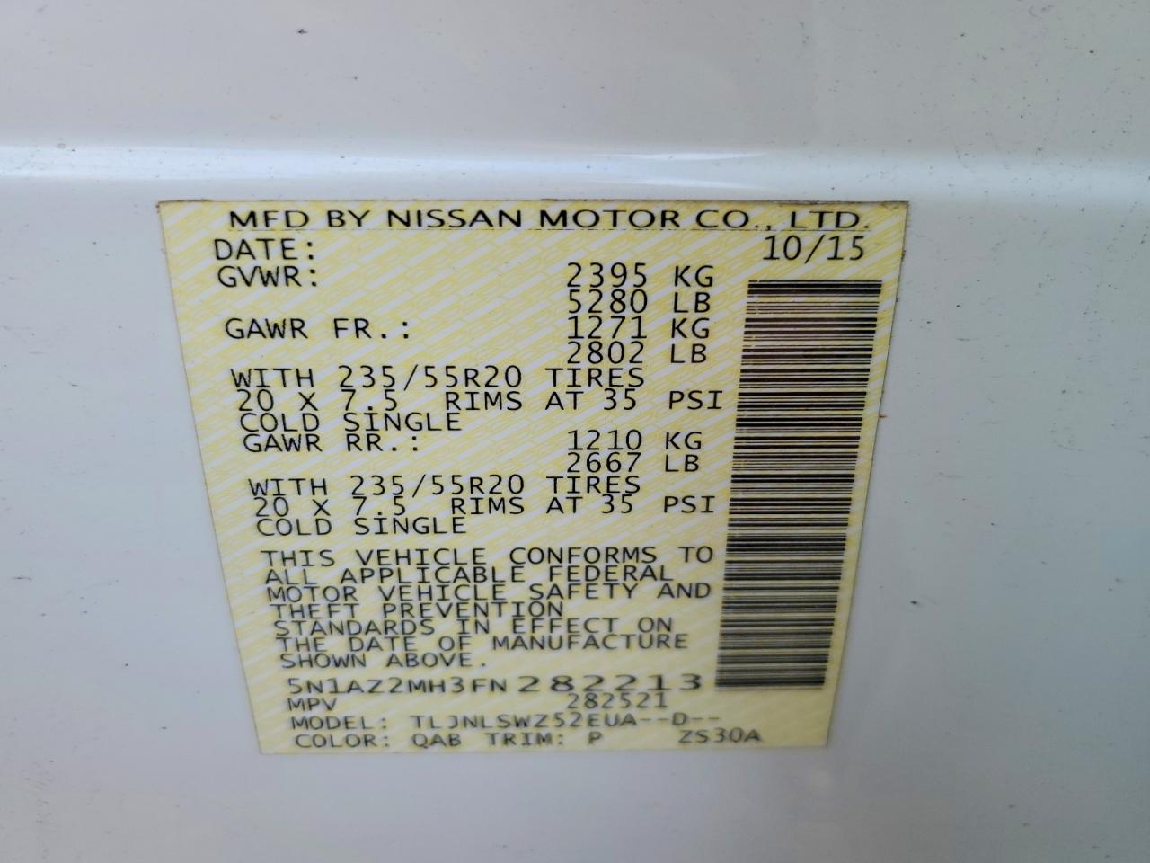 Nissan Murano Platinum