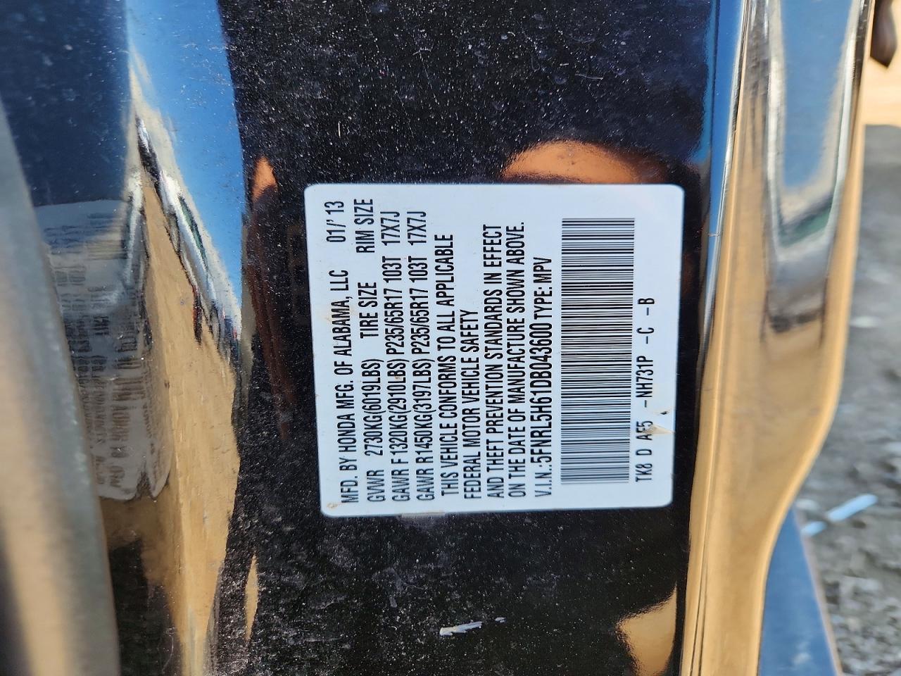 Honda Odyssey Exl