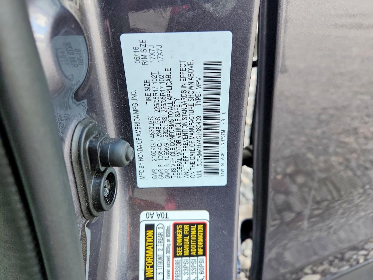 Honda Crv Exl