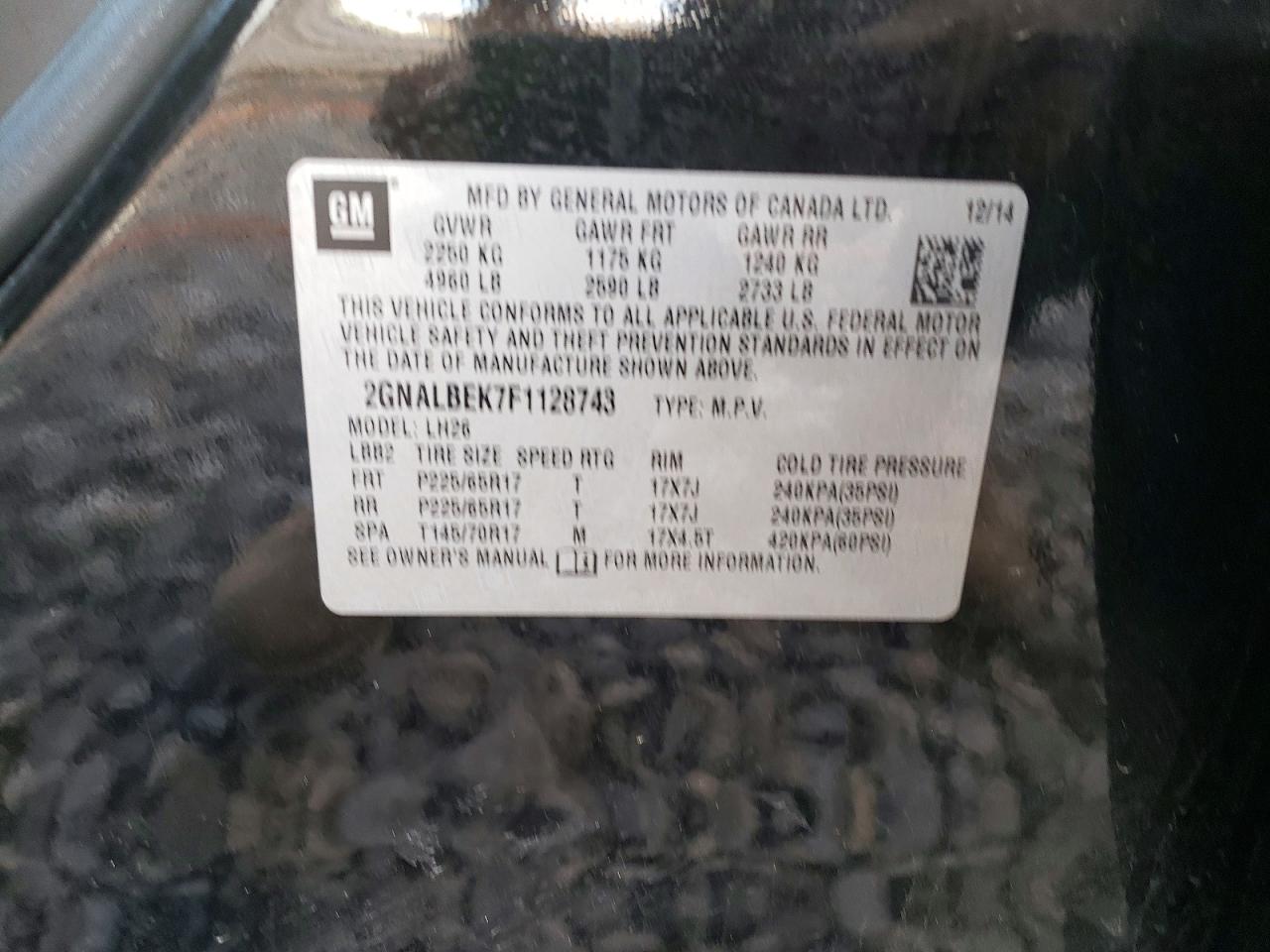 Chevrolet Equinox Lt