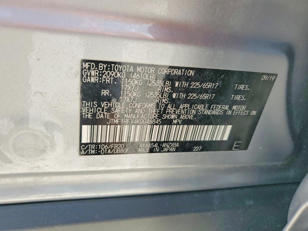 Toyota RAV4 Le