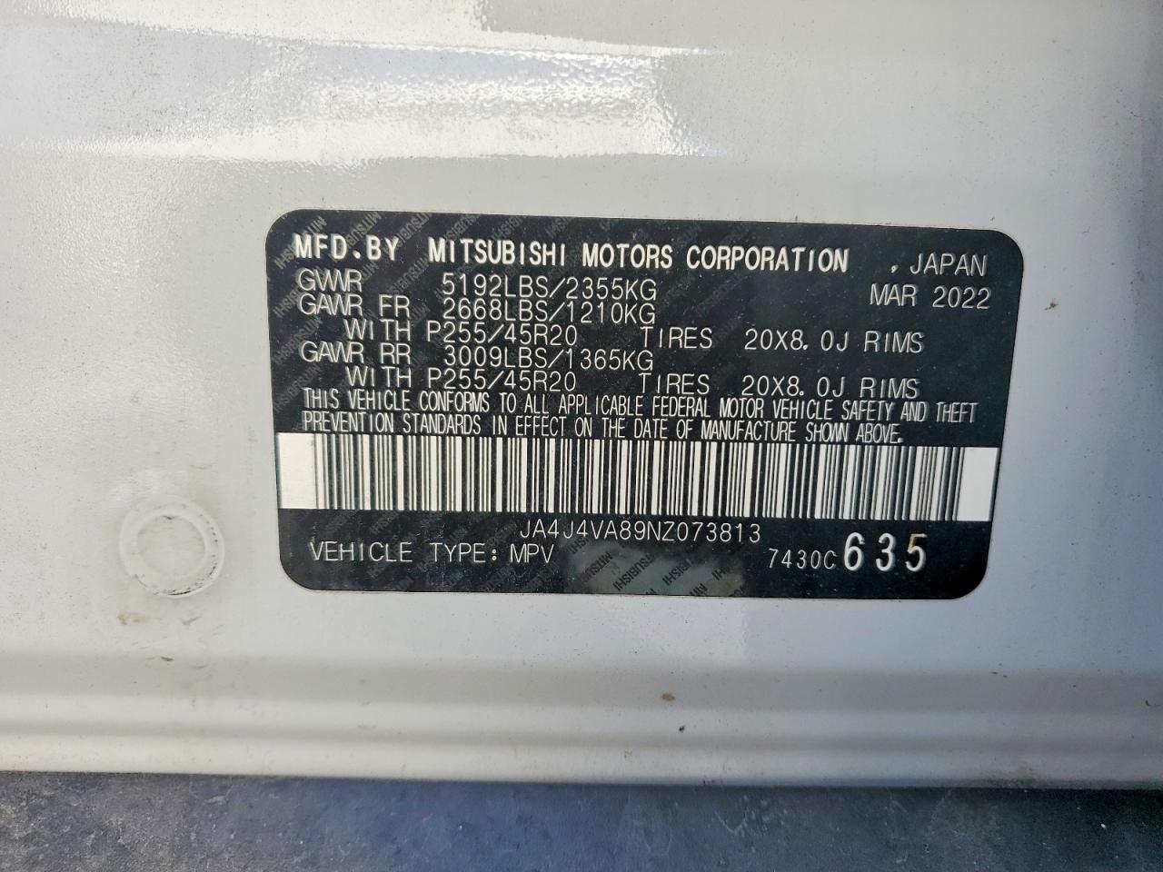 Mitsubishi Outlander Sel