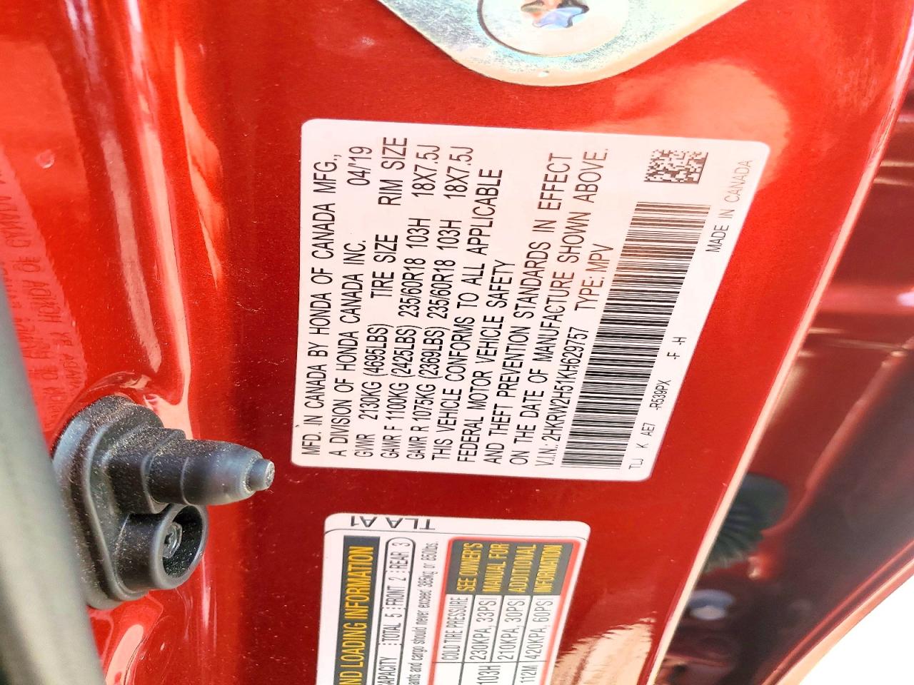 Honda Crv Ex