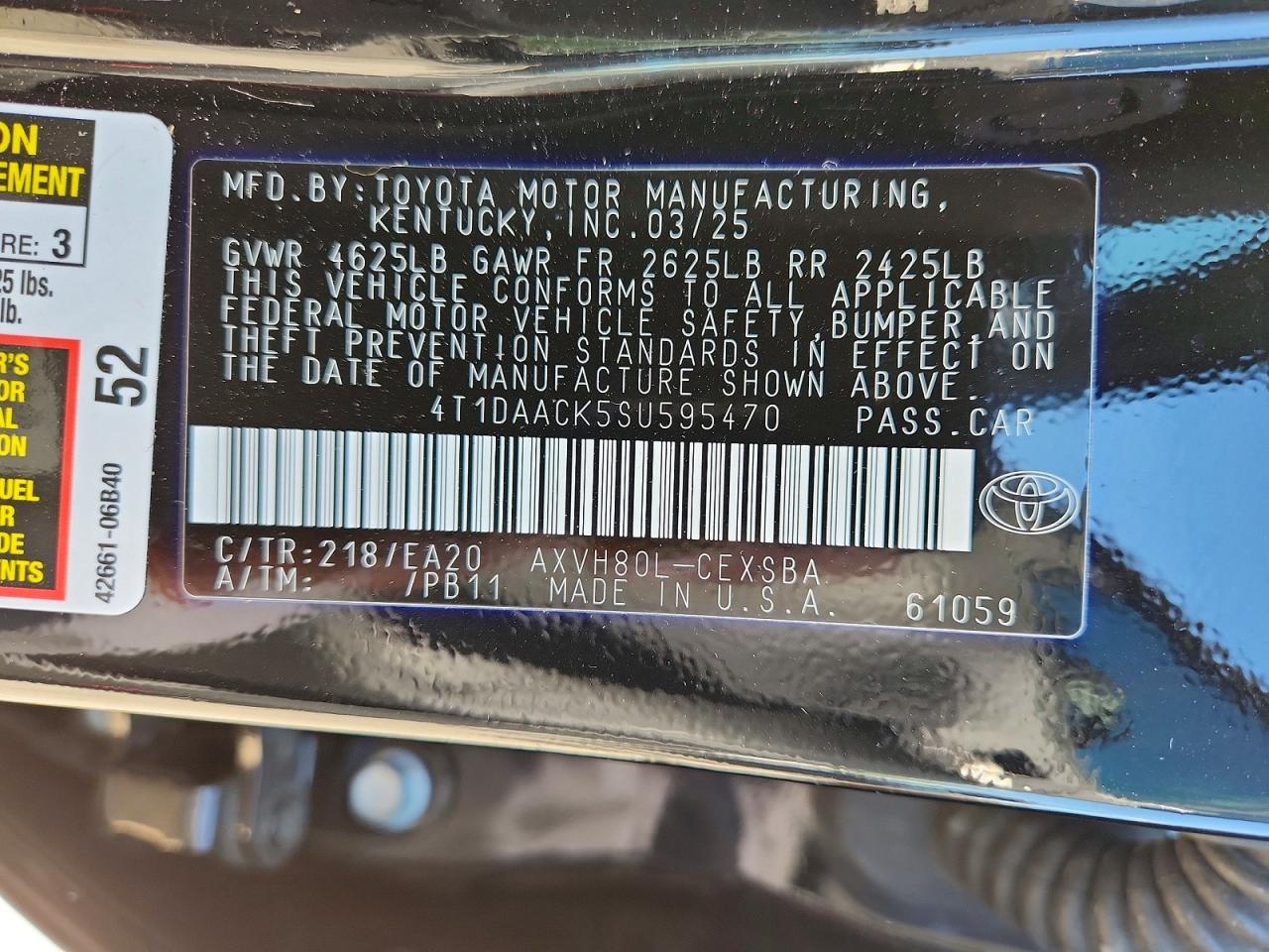 Toyota Camry Se