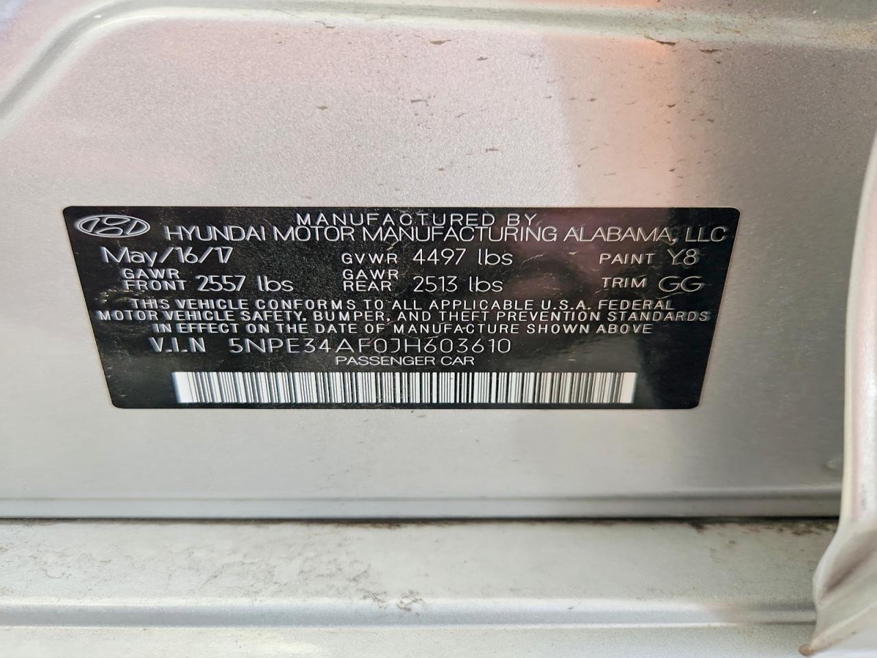 Hyundai SONATA Sel