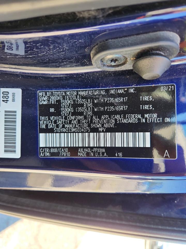 Toyota Sienna Xle