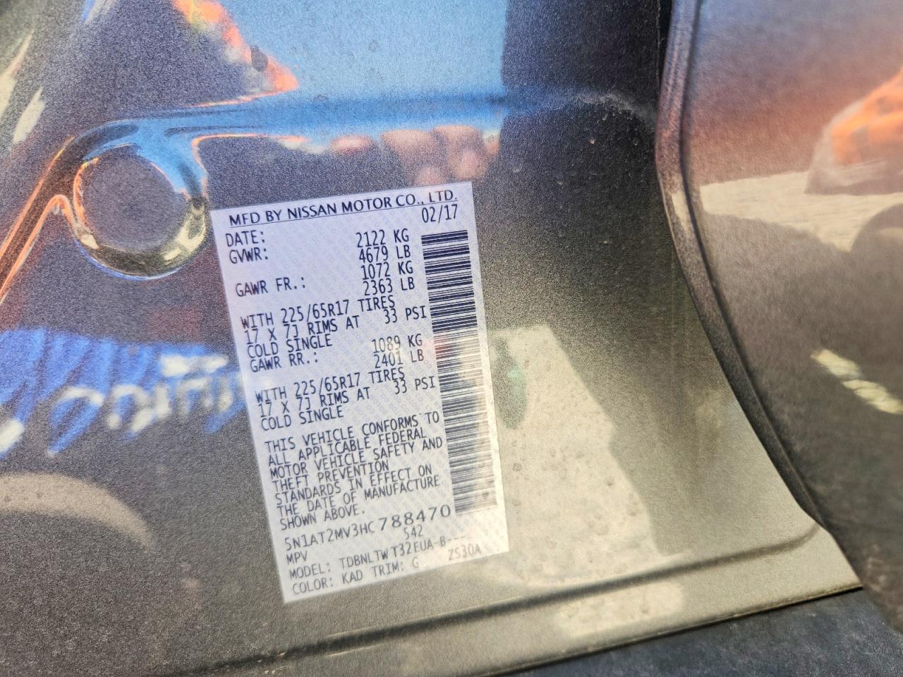Nissan Rogue Sv