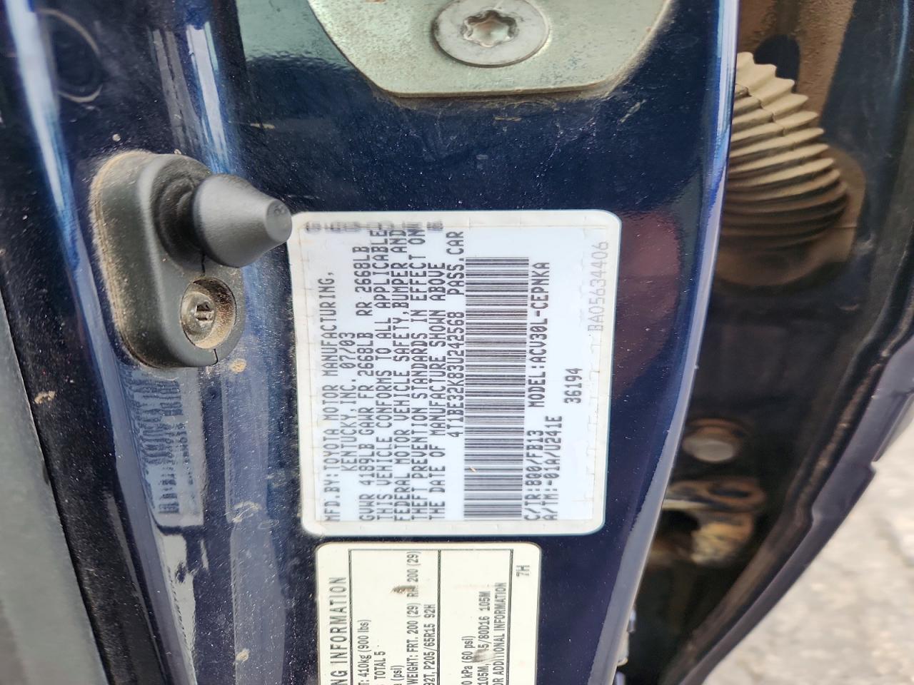 Toyota Camry Le