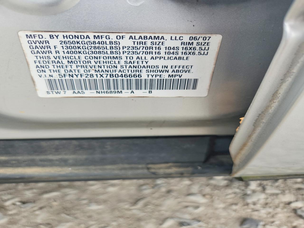 Honda Pilot Lx