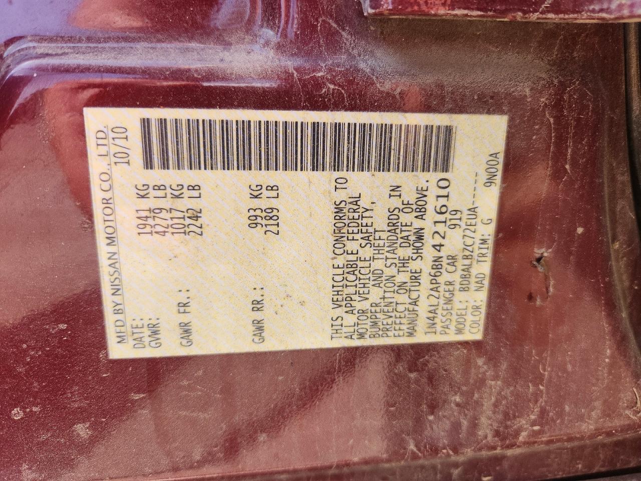 Nissan Altima 2.5