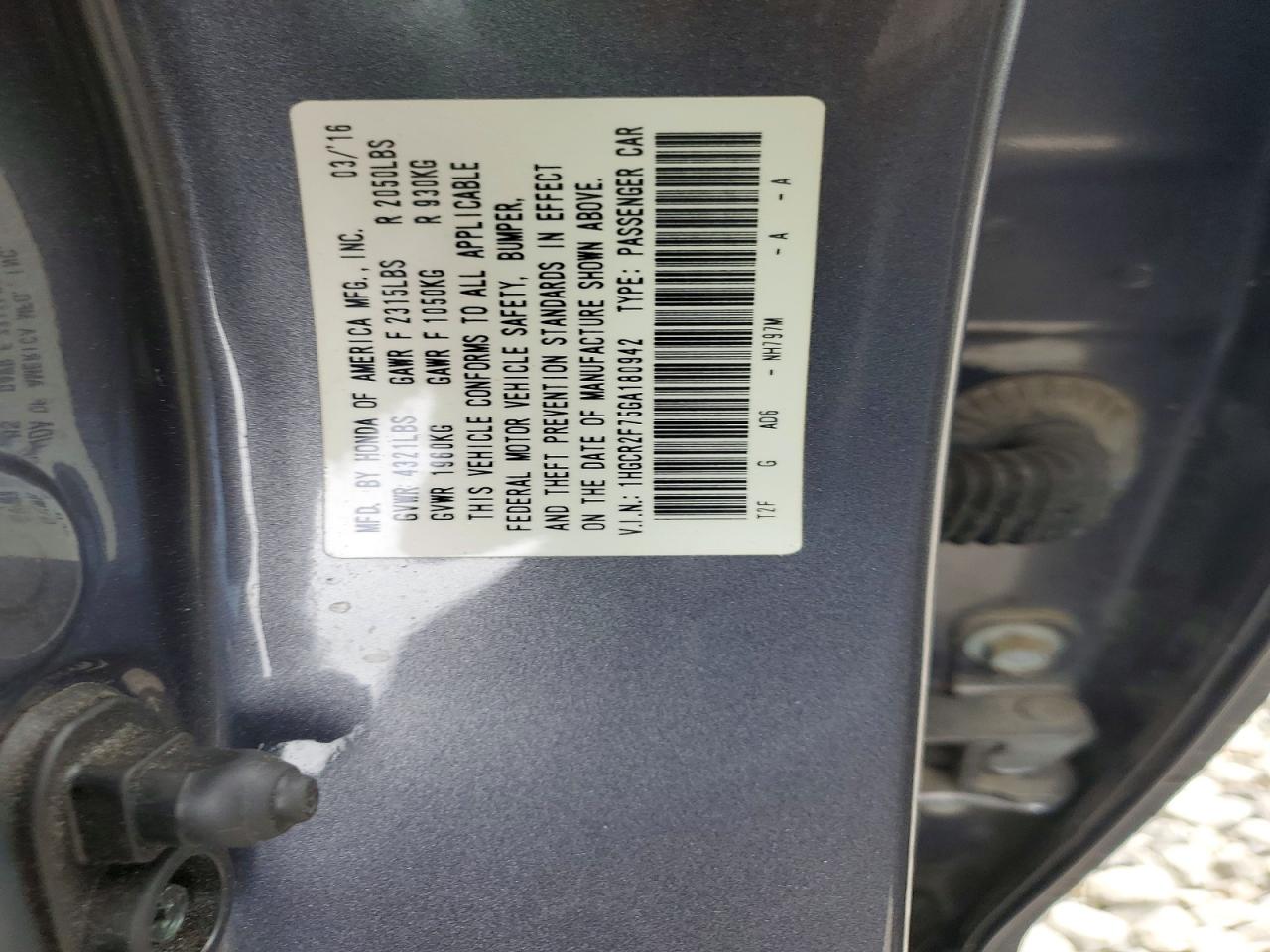Honda Accord Ex