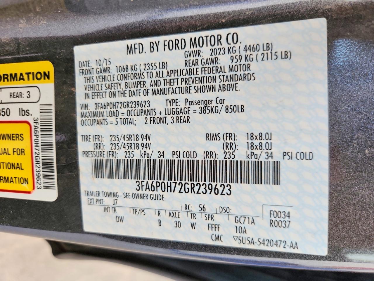 Ford Fusion Se