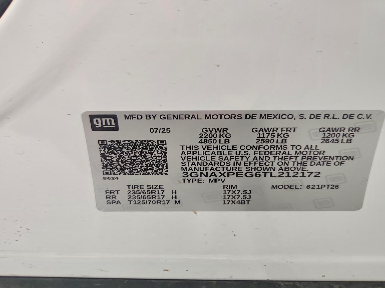 Chevrolet Equinox Lt