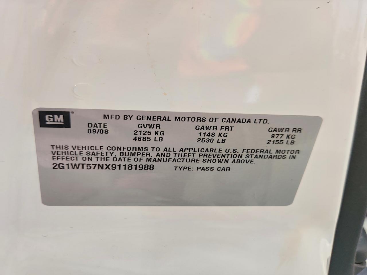 Chevrolet Impala 1lt
