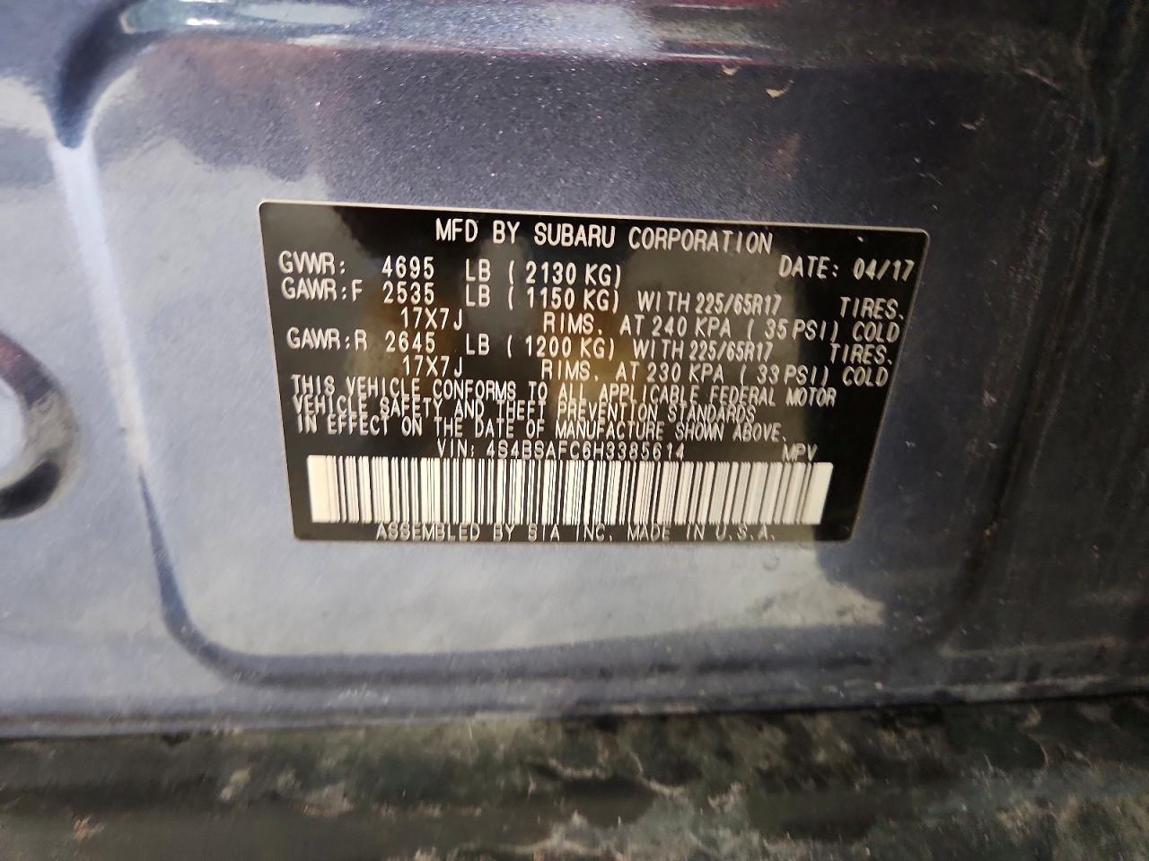 Subaru Outback 2.5i Premium