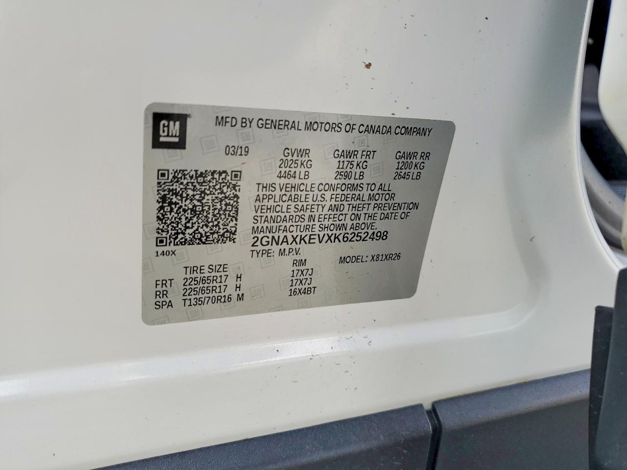 Chevrolet Equinox Lt