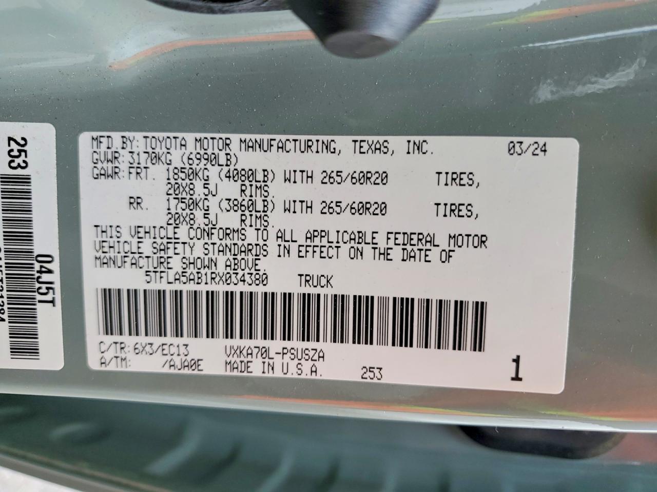 Toyota Tundra Sr5