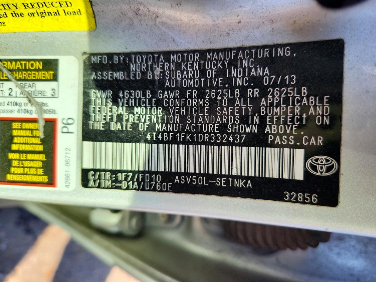 Toyota Camry Le