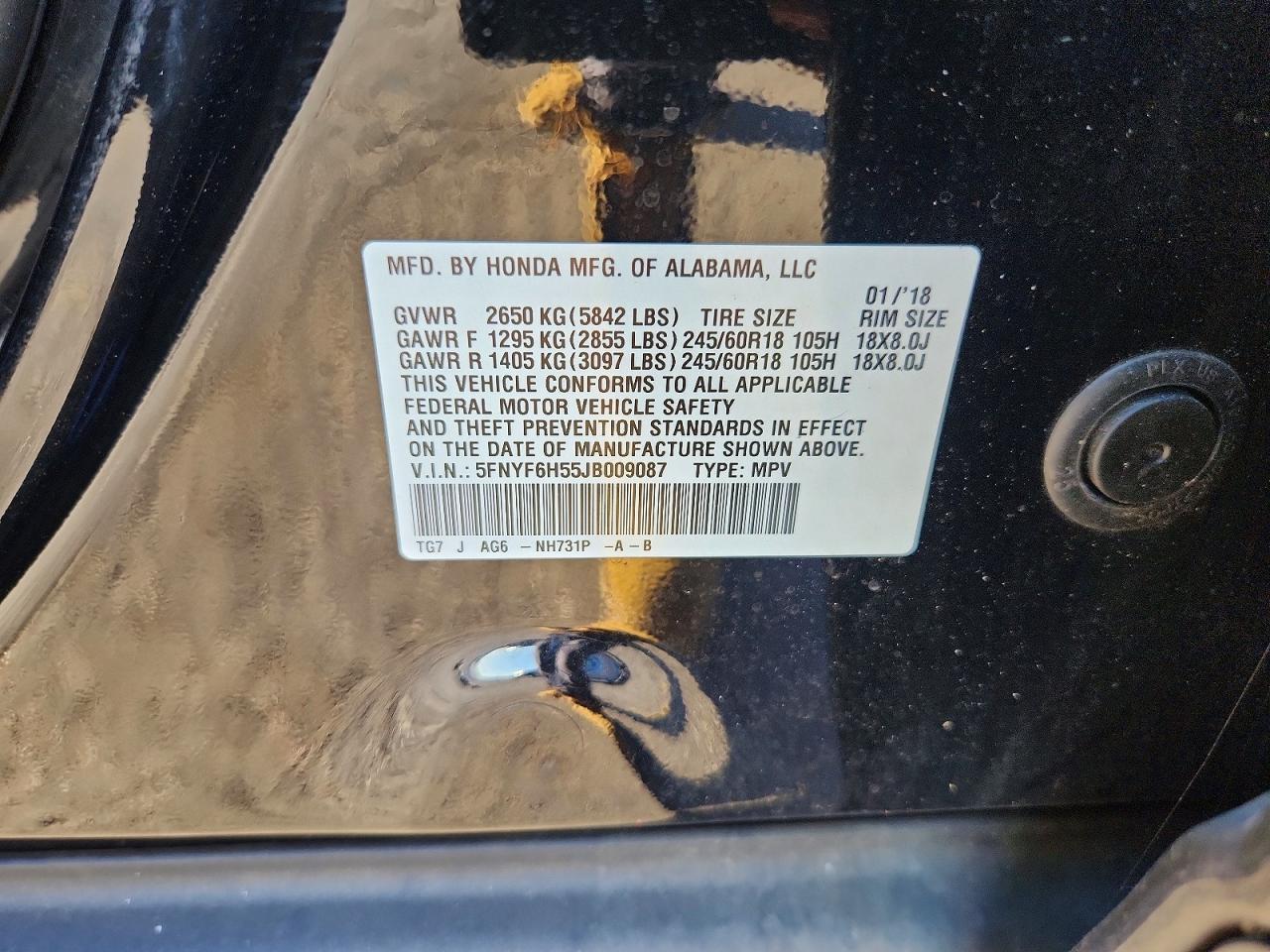 Honda Pilot Exl