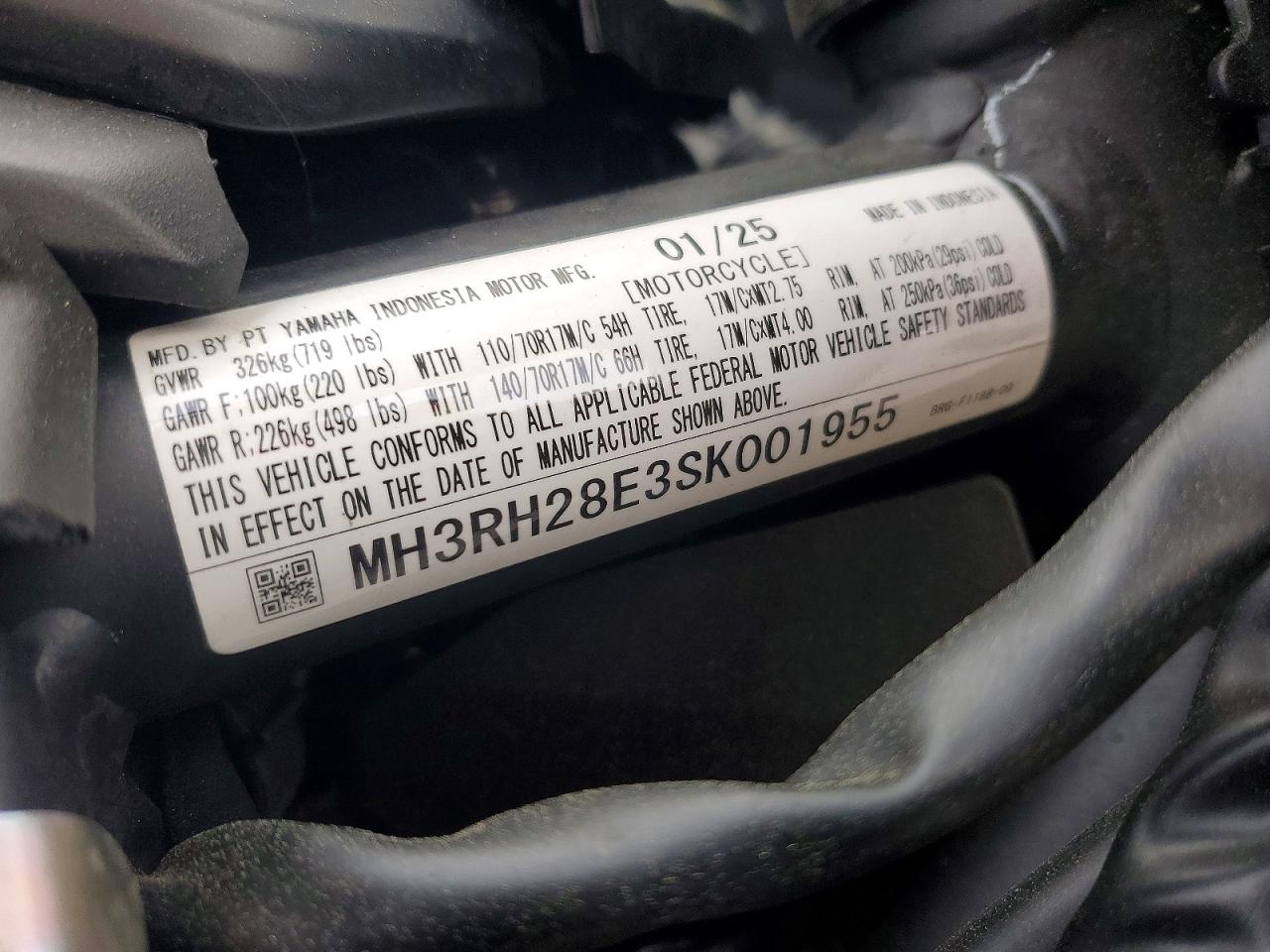 Yamaha Mtn320 A