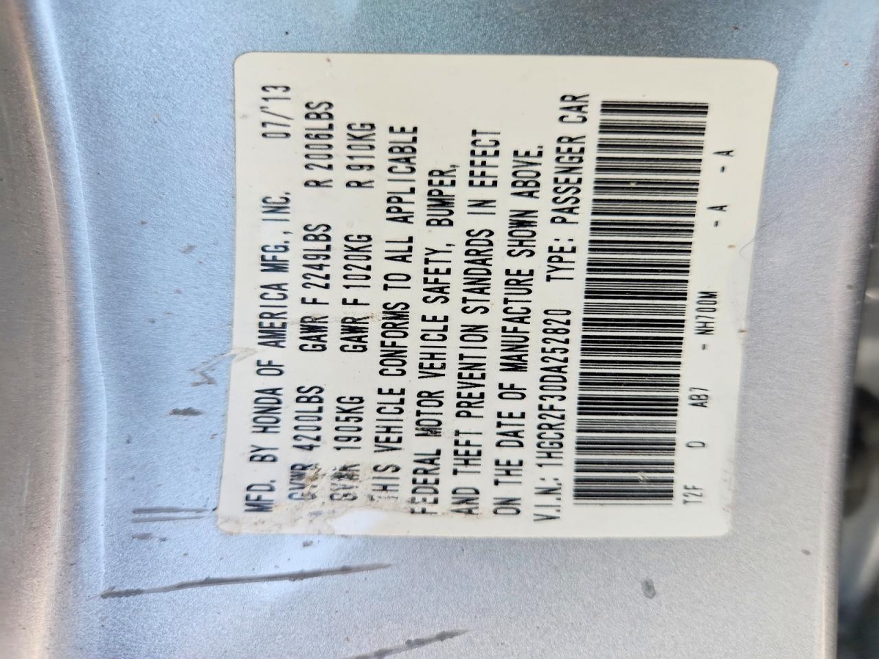 Honda Accord Lx