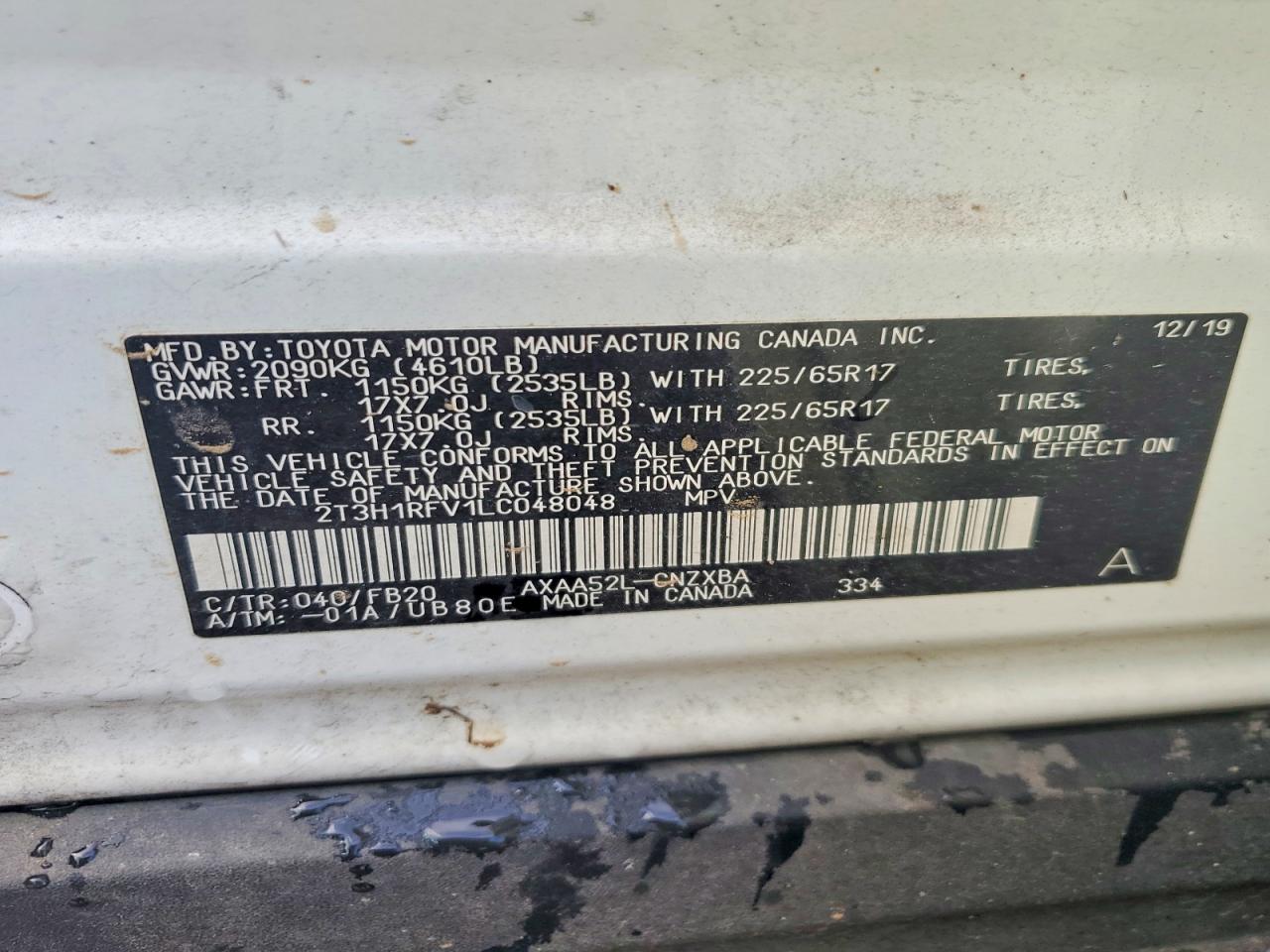 Toyota RAV4 Le
