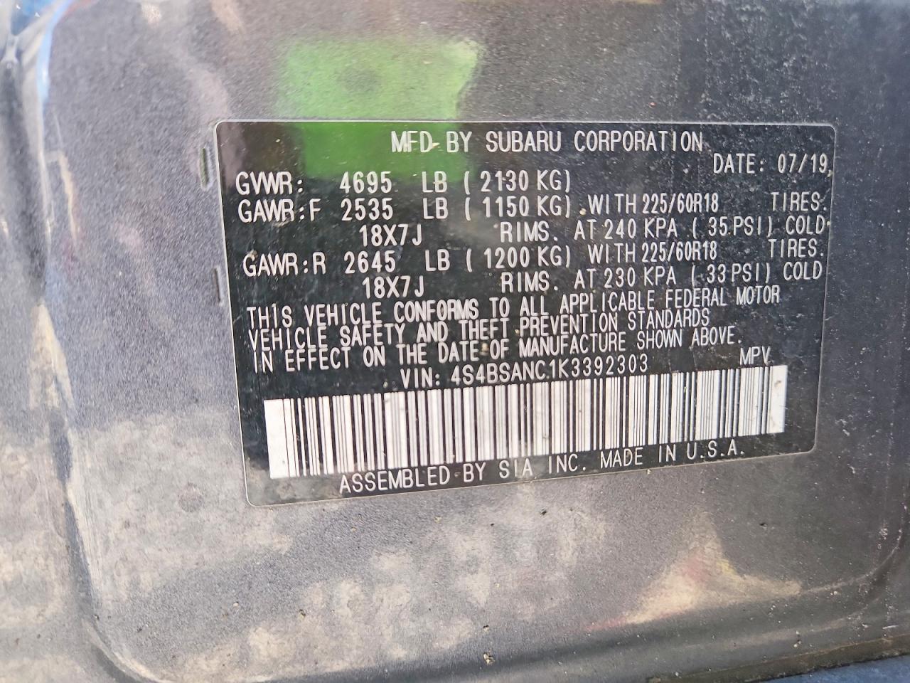 Subaru Legacy 2.5i Limited