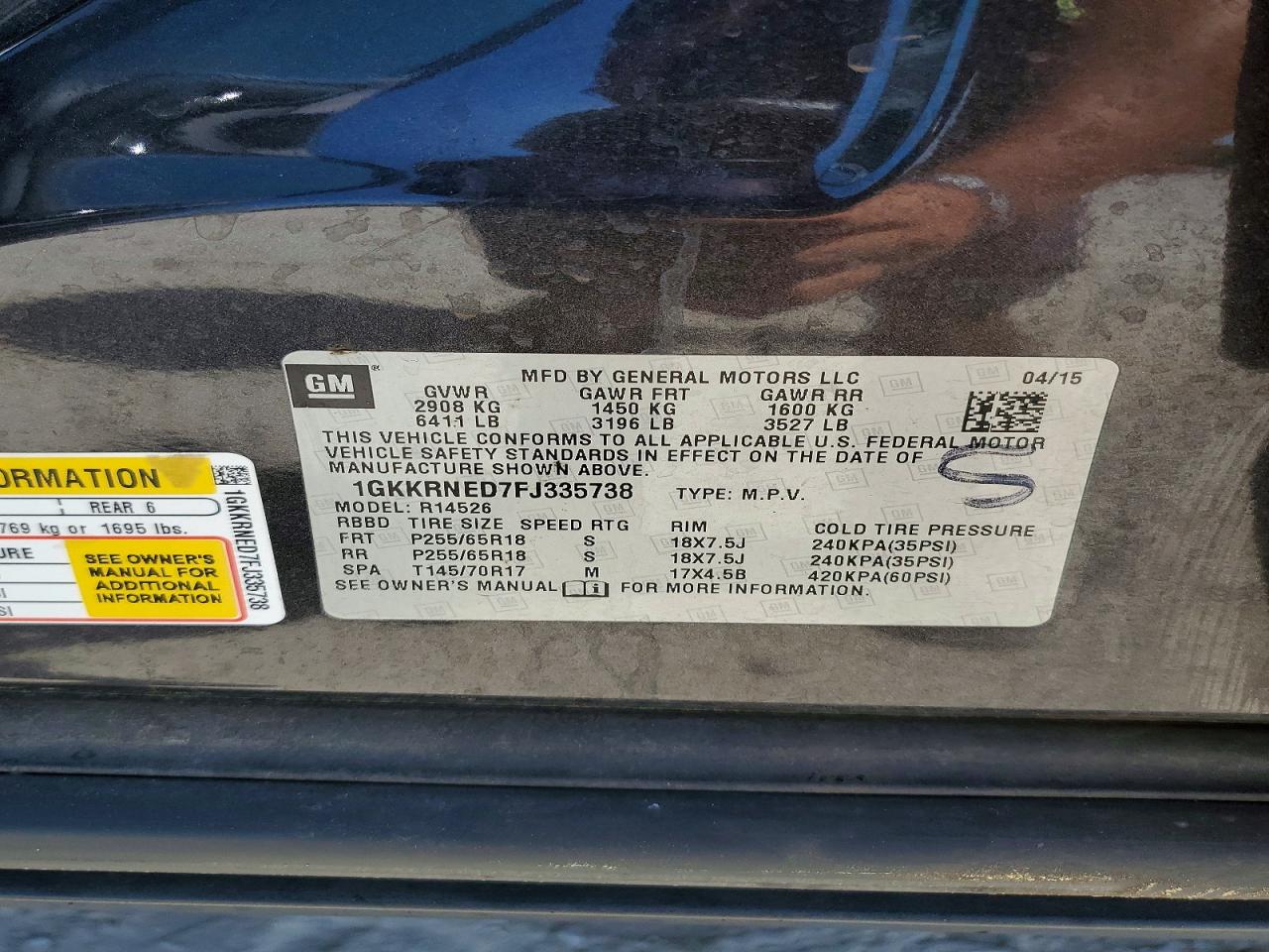 GMC Acadia Sle