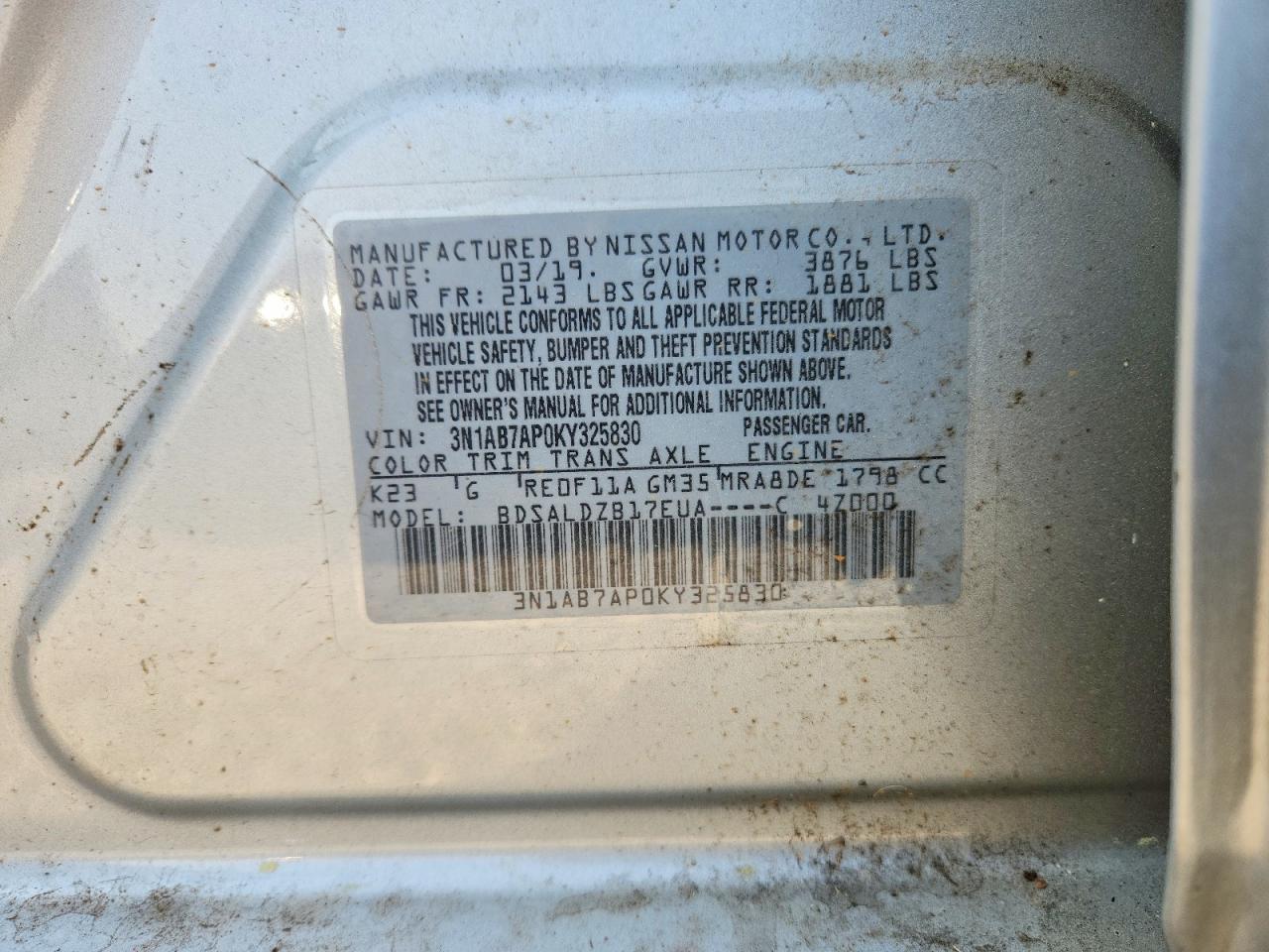 Nissan Sentra Sv