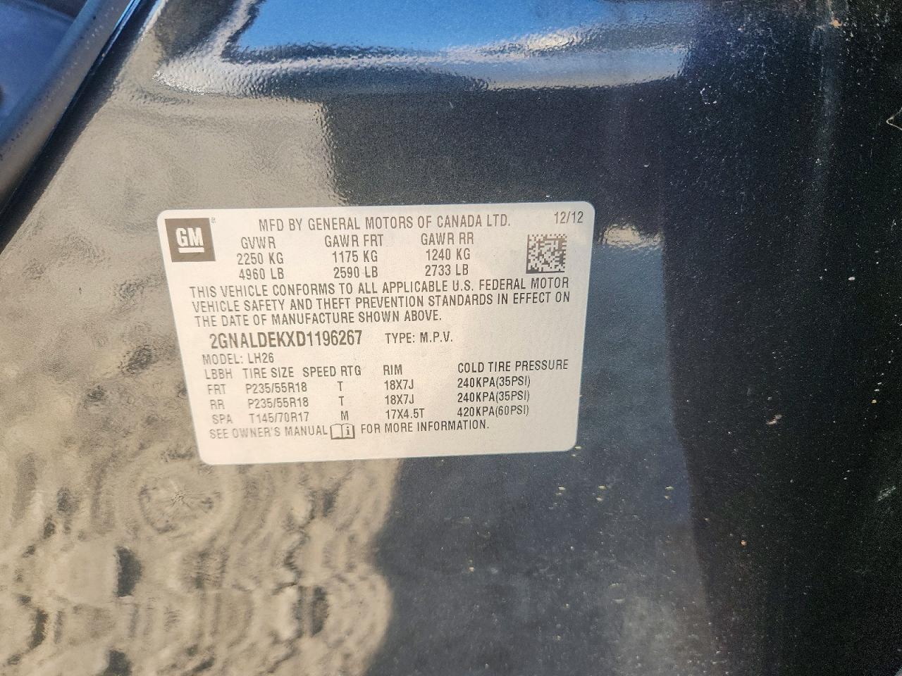 Chevrolet Equinox Lt