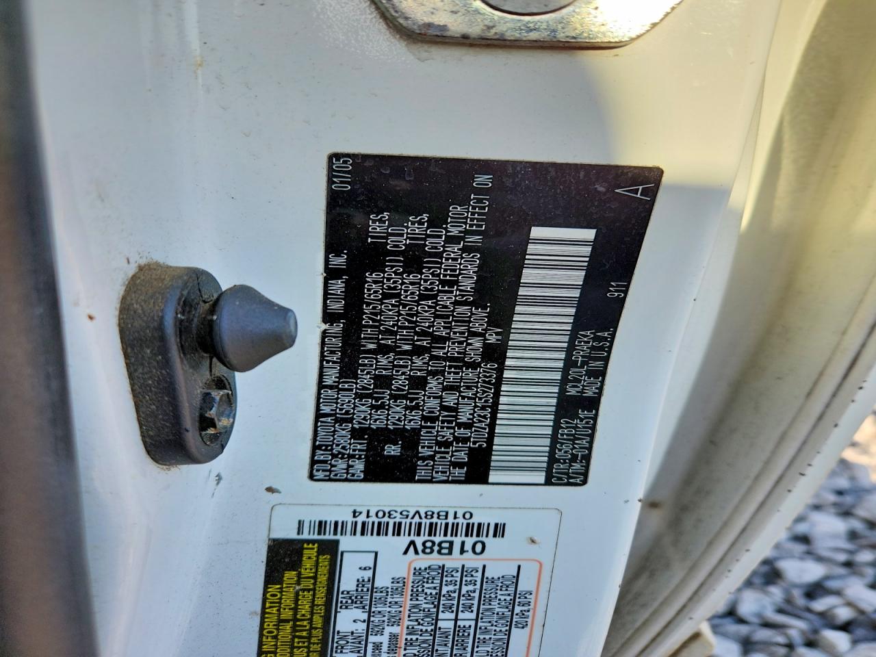 Toyota Sienna Le 8 Passenger