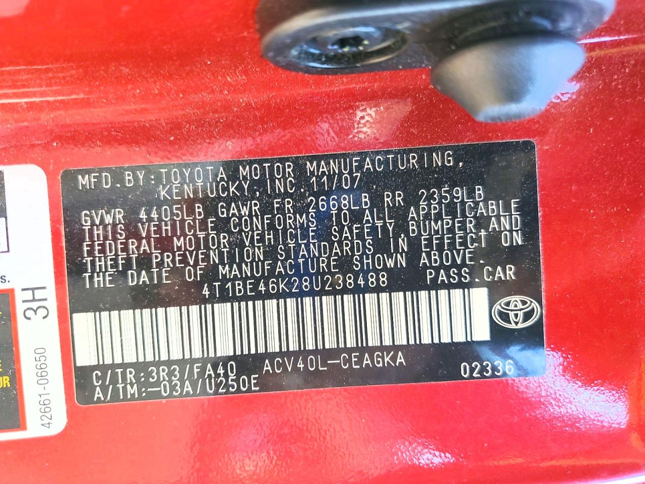 Toyota Camry Xle